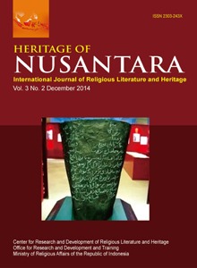 					View Vol. 3 No. 2 (2014): HERITAGE OF NUSANTARA
				