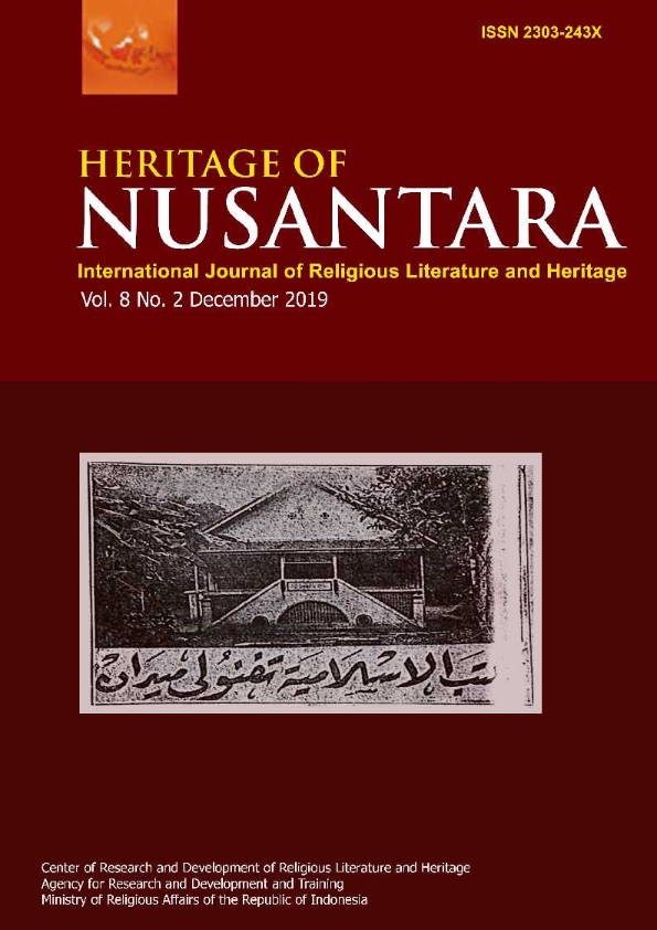 					View Vol. 8 No. 2 (2019): HERITAGE OF NUSANTARA
				