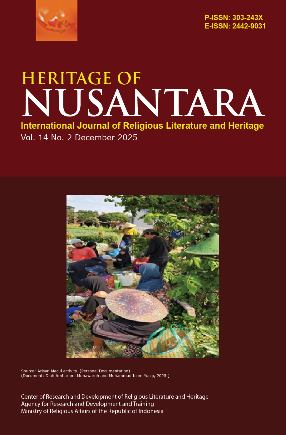					View Vol. 14 No. 2 (2025): HERITAGE OF NUSANTARA
				
